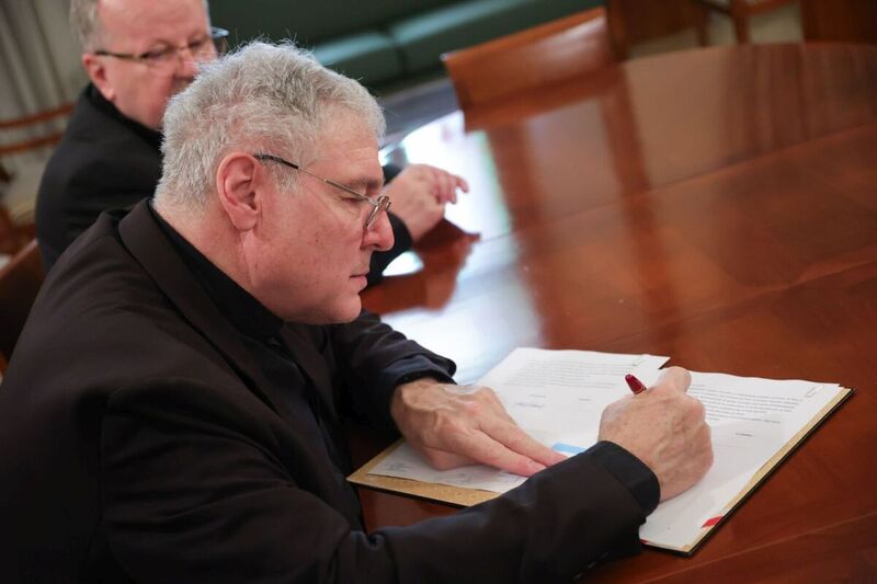 Developing the IPN's international cooperation in Rome and the Vatican; photo: Dariuz Skrzyniarz (IPN)