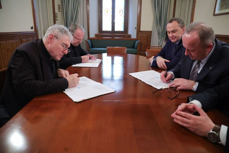 Developing the IPN's international cooperation in Rome and the Vatican; photo: Dariuz Skrzyniarz (IPN)
