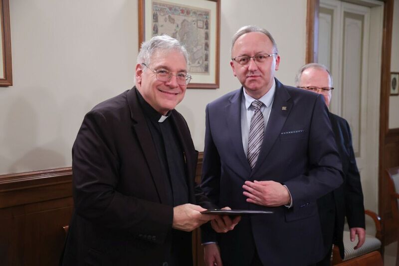 Developing the IPN's international cooperation in Rome and the Vatican; photo: Dariuz Skrzyniarz (IPN)