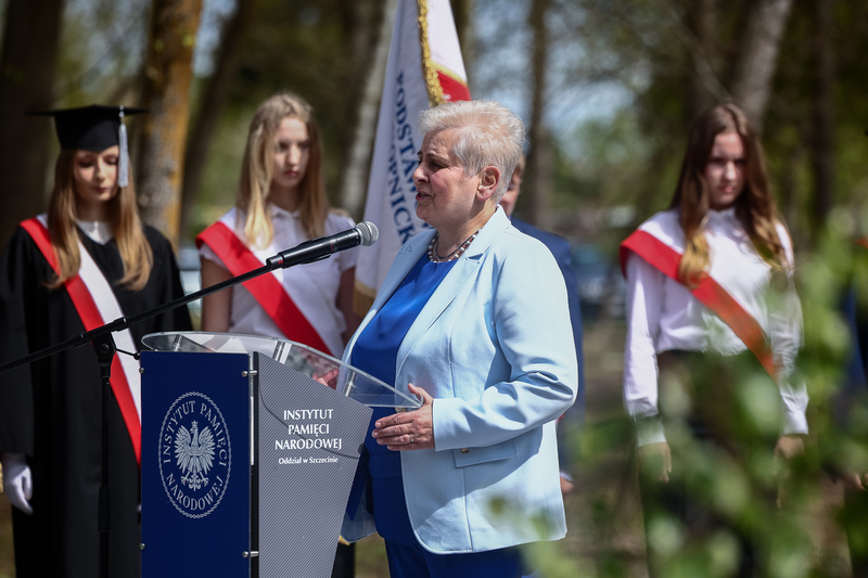 We commemorated the victims of the German concentration camp in Chojna, 30 April 2026; photo: Slawek Kasper (IPN)