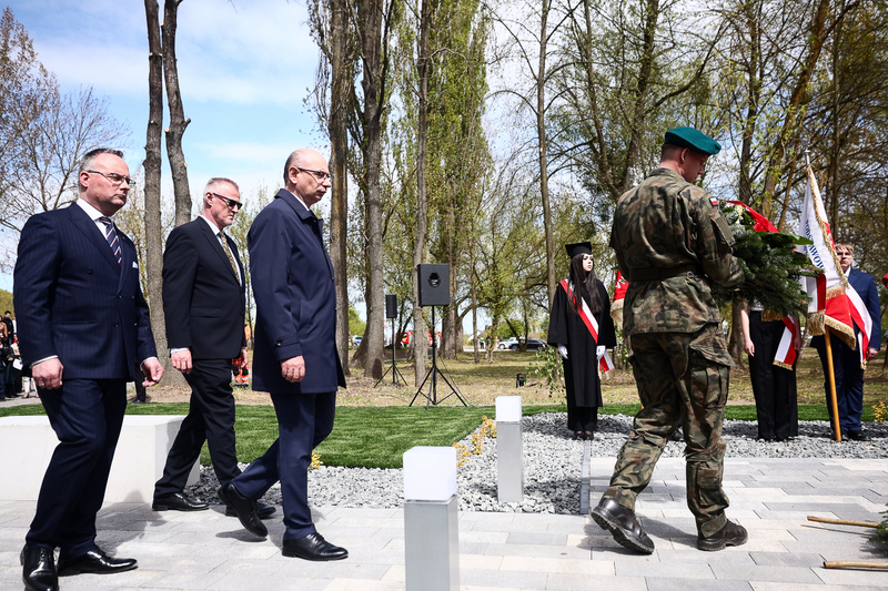 We commemorated the victims of the German concentration camp in Chojna, 30 April 2026; photo: Slawek Kasper (IPN)
