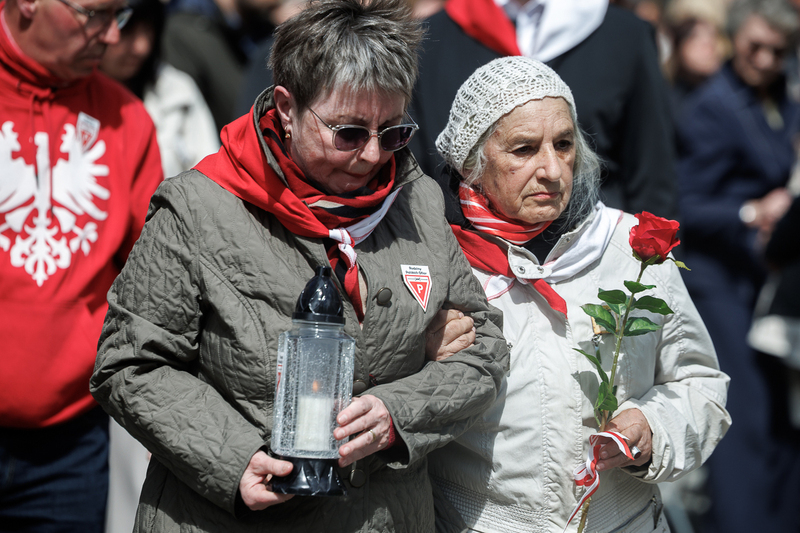 We commemorated the victims of the German concentration camp in Chojna, 30 April 2026; photo: Slawek Kasper (IPN)