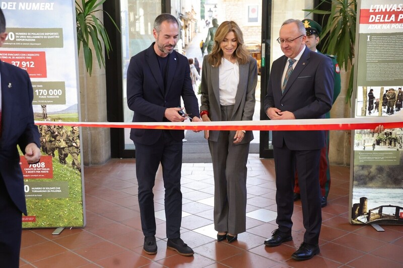 The opening of the IPN "Trails of Hope.The Odyssey of Freedom" exhibition in San Marino