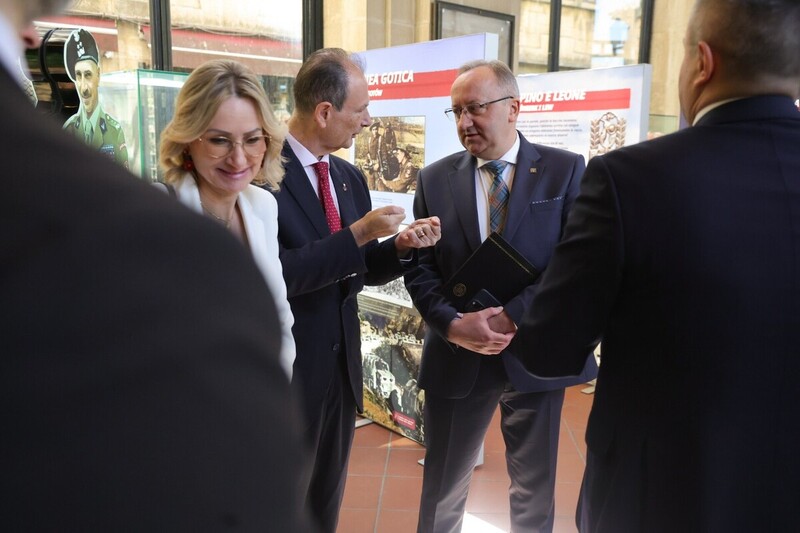 The opening of the IPN "Trails of Hope.The Odyssey of Freedom" exhibition in San Marino