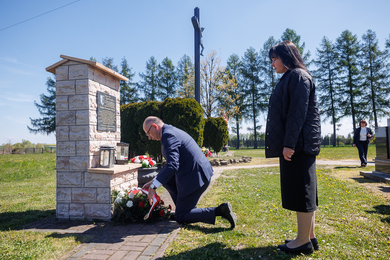 We commemorated the residents of Markowa murdered by the NKVD in 1940, 2 May 2026, photo: Sławek Kasper (IPN)