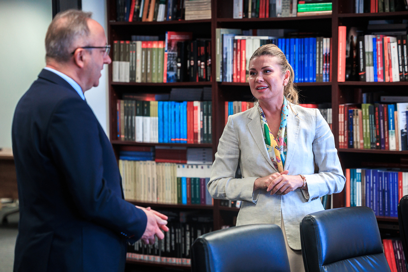 Visit of the Ambassador of Moldova to the Institute of National Remembrance; photo: Sławek Kasper (IPN)