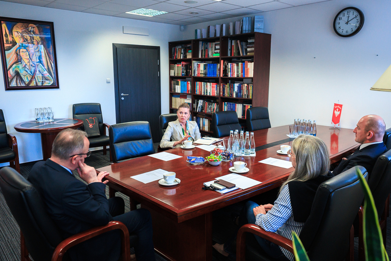Visit of the Ambassador of Moldova to the Institute of National Remembrance; photo: Sławek Kasper (IPN)