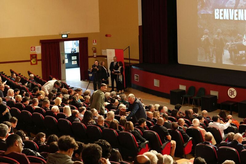 The screening of the Trail of Hope: The Battle of Monte Cassino series in Cassino, Italy; 17 May 2026; photo: IPN