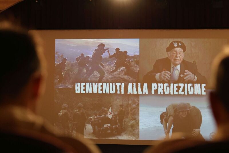 The screening of the Trail of Hope: The Battle of Monte Cassino series in Cassino, Italy; 17 May 2026; photo: IPN