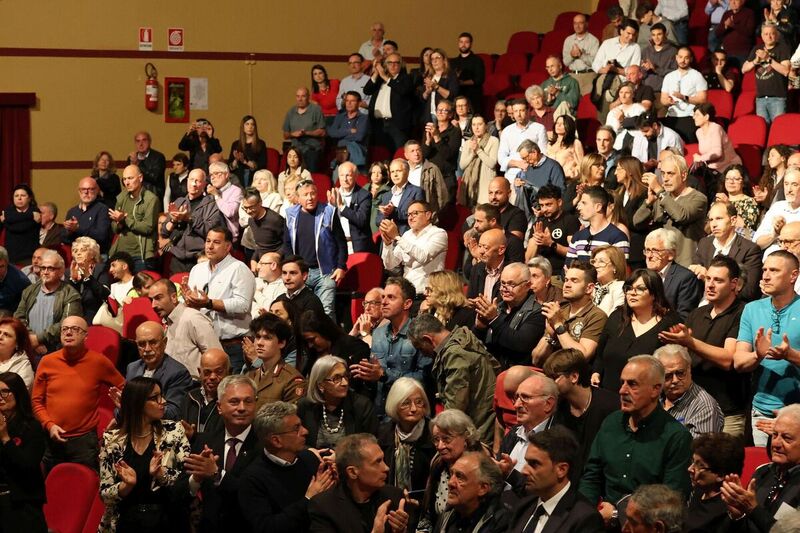 The screening of the Trail of Hope: The Battle of Monte Cassino series in Cassino, Italy; 17 May 2026; photo: IPN