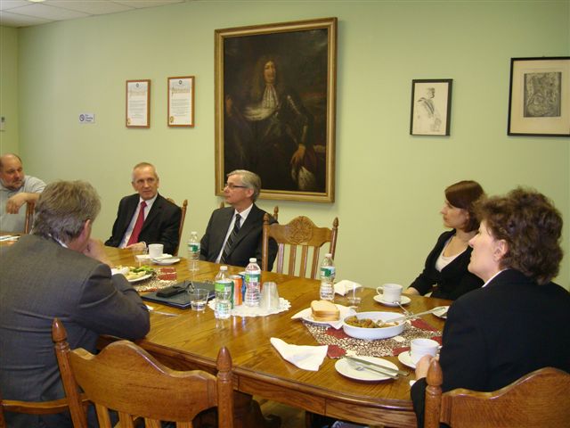 A meeting at the Polish-Slavic Center