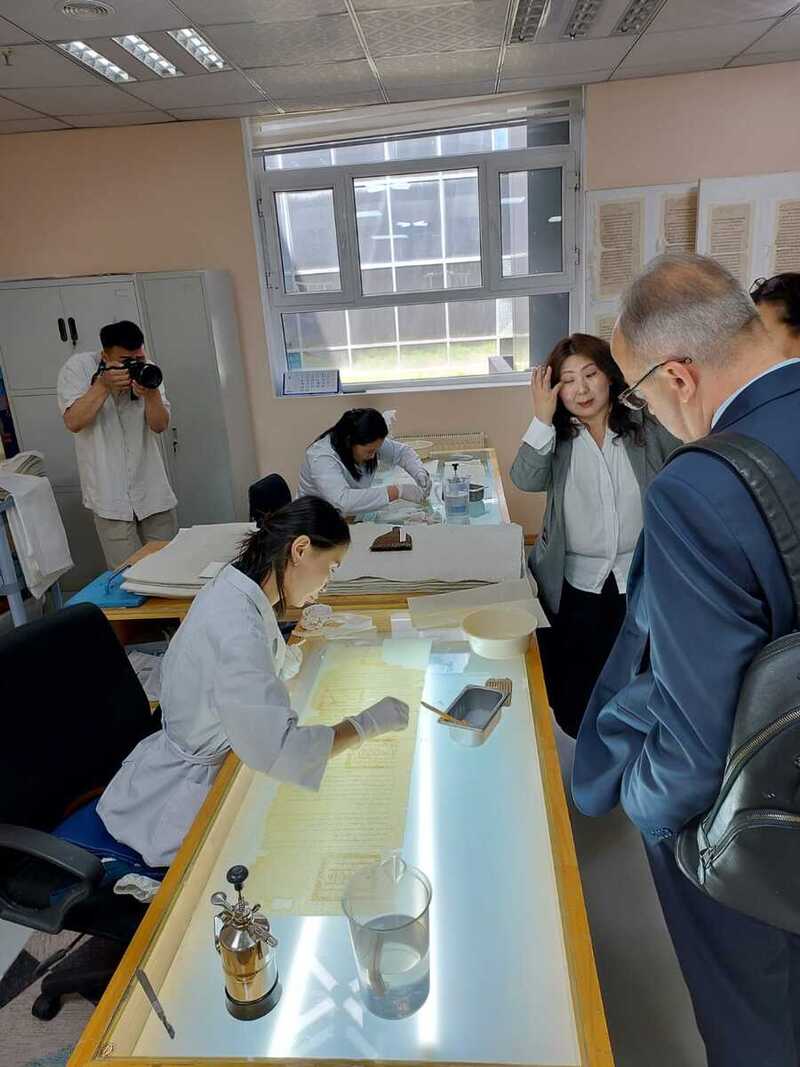 On 3 June 2026, the IPN delegation visited the Mongolian State Archives