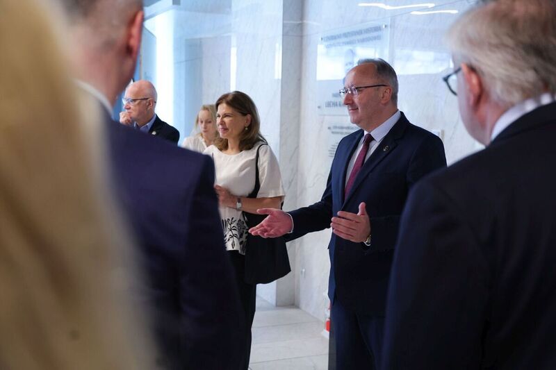 Members of the Estonian Parliament visit the IPN – 9 June 2026; photo: Dariusz Skrzyniarz (IPN)