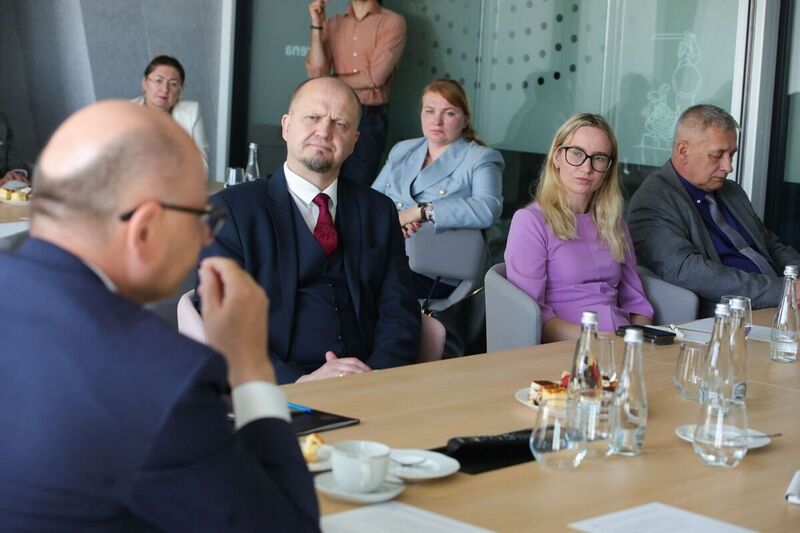 Members of the Estonian Parliament visit the IPN – 9 June 2026; photo: Dariusz Skrzyniarz (IPN)