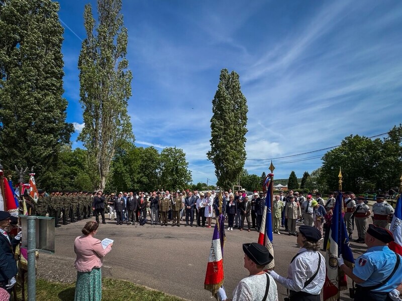 A street in Montbard named after General Stanisław Maczek, 13 June 2026, Photo: Mateusz Niegowski (IPN)