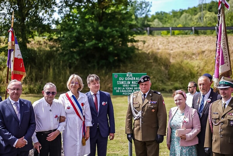 A street in Montbard named after General Stanisław Maczek, 13 June 2026, Photo: Mateusz Niegowski (IPN)