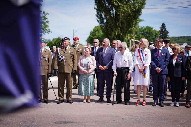 A street in Montbard named after General Stanisław Maczek, 13 June 2026, Photo: Mateusz Niegowski (IPN)