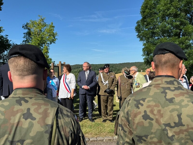 In tribute to the Poles—Defenders of France in 1940—Molesme, 13 June 2026, Photo: Mateusz Niegowski (IPN)