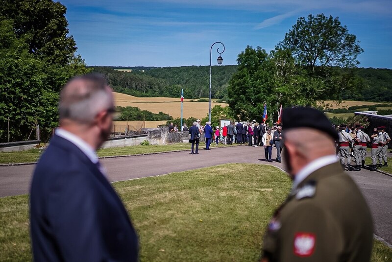 In tribute to the Poles—Defenders of France in 1940—Molesme, 13 June 2026, Photo: Mateusz Niegowski (IPN)