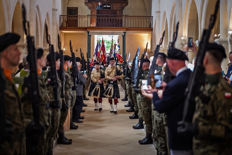 In tribute to the Poles—Defenders of France in 1940—Molesme, 13 June 2026, Photo: Mateusz Niegowski (IPN)