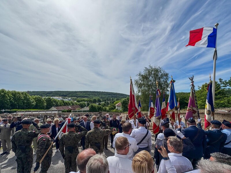 A street in Montbard named after General Stanisław Maczek, 13 June 2026, Photo: Mateusz Niegowski (IPN)