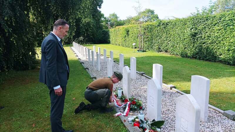 Commemoration of the Crew of Wellington Z8339 in the Netherlands – 20 June 2026; photo: Piotr Sym (IPN)