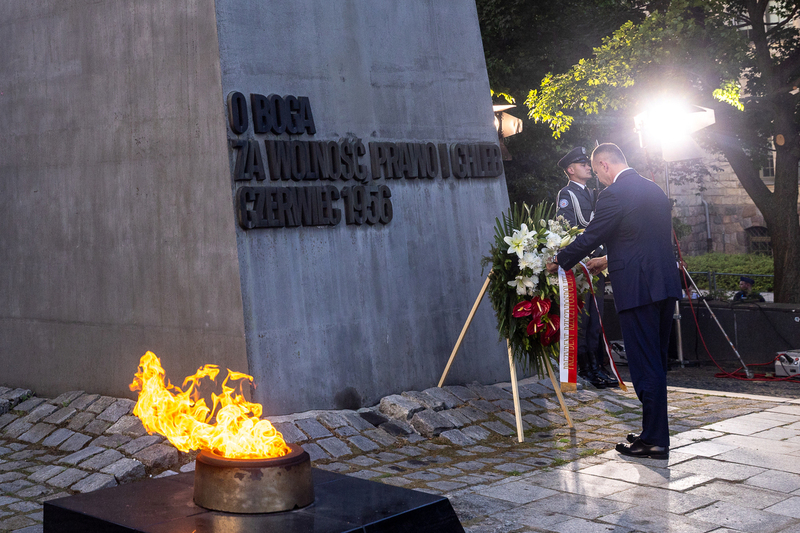 Commemoration of the 70th anniversary of the Poznań June 1956 protests; photo: Sławek Kasper (IPN)
