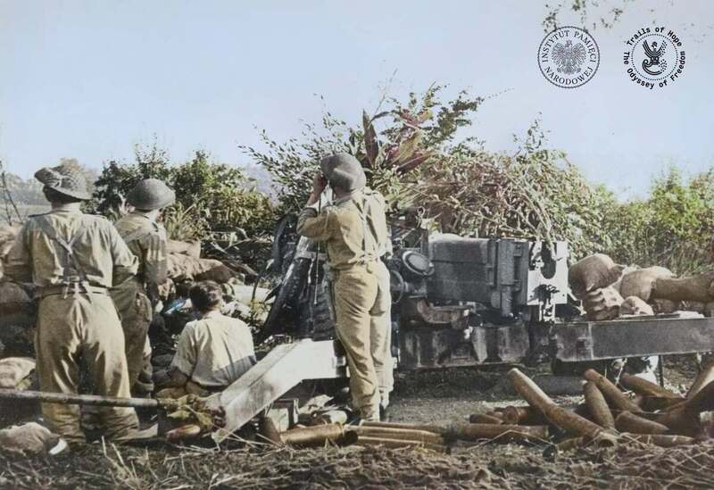 Polish soldiers during the fights for Ancona, July 1944 Polish soldiers during the fights for Ancona, July 1944