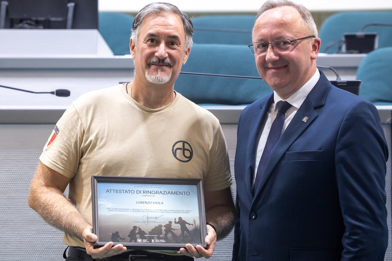 In tribute to the Polish heroes who liberated Ancona, photo: Sławek Kasper (IPN) In tribute to the Polish heroes who liberated Ancona, photo: Sławek Kasper (IPN)