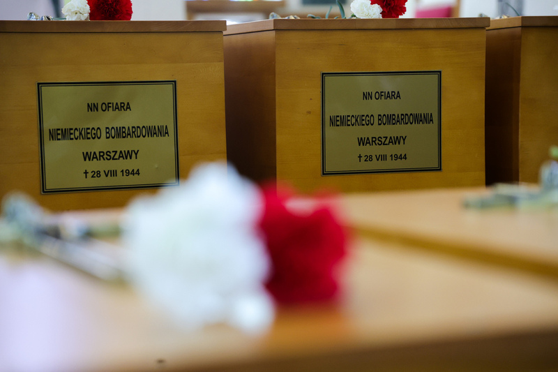 The funeral of eight victims of the Warsaw Uprising, Warsaw 3 August 2026, photo: Dariusz Skrzyniarz (IPN) The funeral of eight victims of the Warsaw Uprising, Warsaw 3 August 2026, photo: Dariusz Skrzyniarz (IPN)