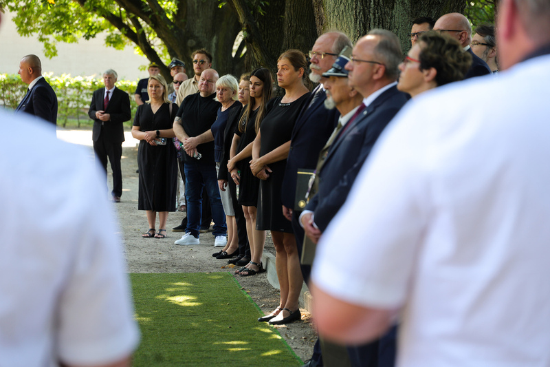 The funeral of eight victims of the Warsaw Uprising, Warsaw 3 August 2026, photo: Dariusz Skrzyniarz (IPN) The funeral of eight victims of the Warsaw Uprising, Warsaw 3 August 2026, photo: Dariusz Skrzyniarz (IPN)