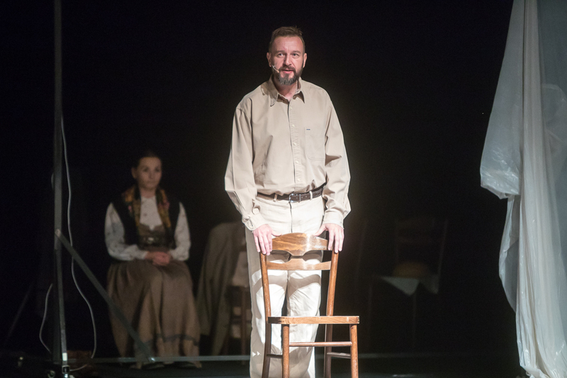 At the end of the first day of the summit, the participants watched the play "The Righteous. The story of the Ulma family” performed by the actors of the Wanda Siemaszkowa Theater in Rzeszów. Photos: Sławek Kasper (IPN)