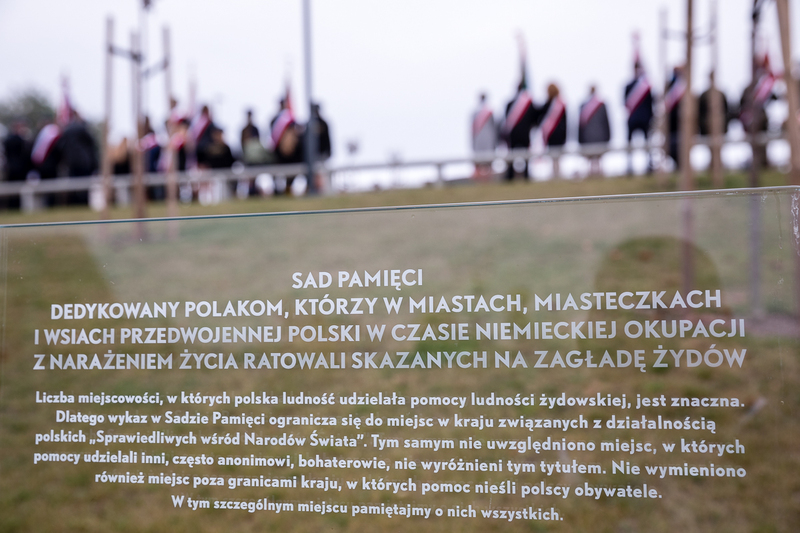 Opening and blessing of the Orchard of Remembrance at the Markowa Ulma-Family Museum– 19 October 2019. Photos: Sławek Kasper (IPN)