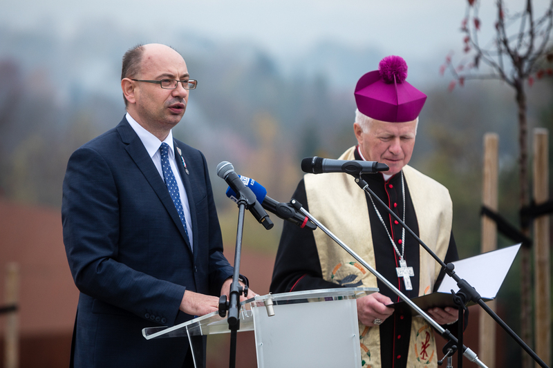 Opening and blessing of the Orchard of Remembrance at the Markowa Ulma-Family Museum– 19 October 2019. Photos: Sławek Kasper (IPN)