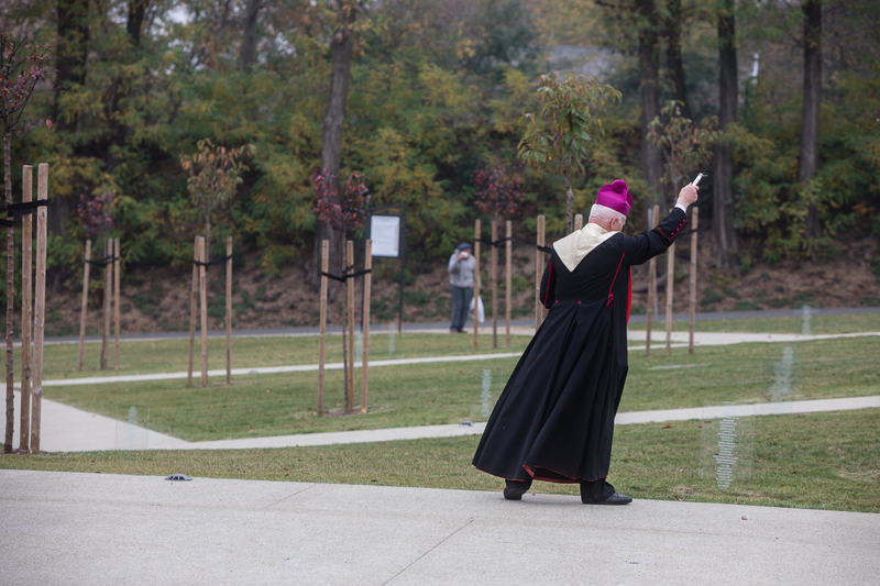 Opening and blessing of the Orchard of Remembrance at the Markowa Ulma-Family Museum– 19 October 2019. Photos: Sławek Kasper (IPN)