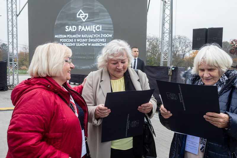 Opening and blessing of the Orchard of Remembrance at the Markowa Ulma-Family Museum– 19 October 2019. Photos: Sławek Kasper (IPN)