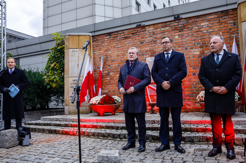 Inauguration of the "Plaques of Remembrance" project - Warsaw, 26 October 2018. Photos: Sławek Kasper (IPN)