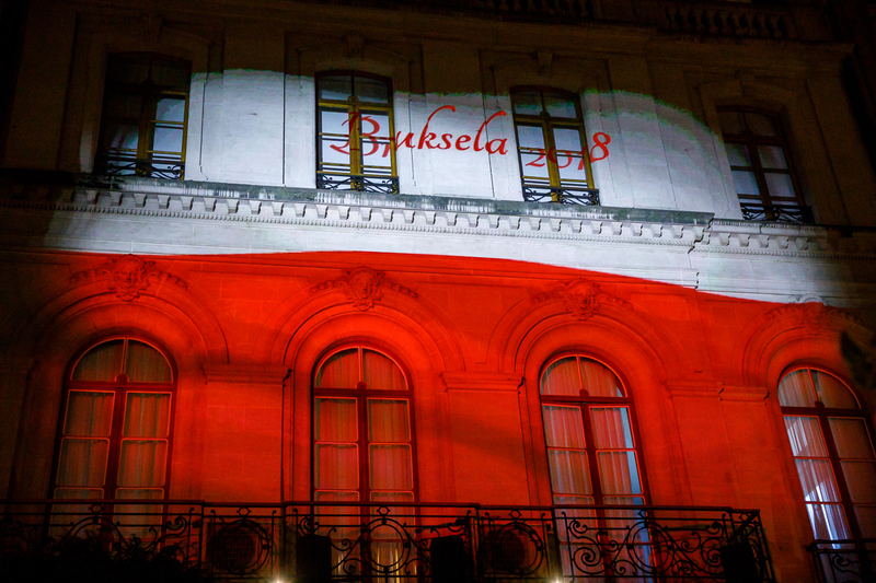 The ceremony of unveiling the Marshal Piłsudski bust in Brussels, 6 November 2018. Photos: Sławek Kasper (IPN)