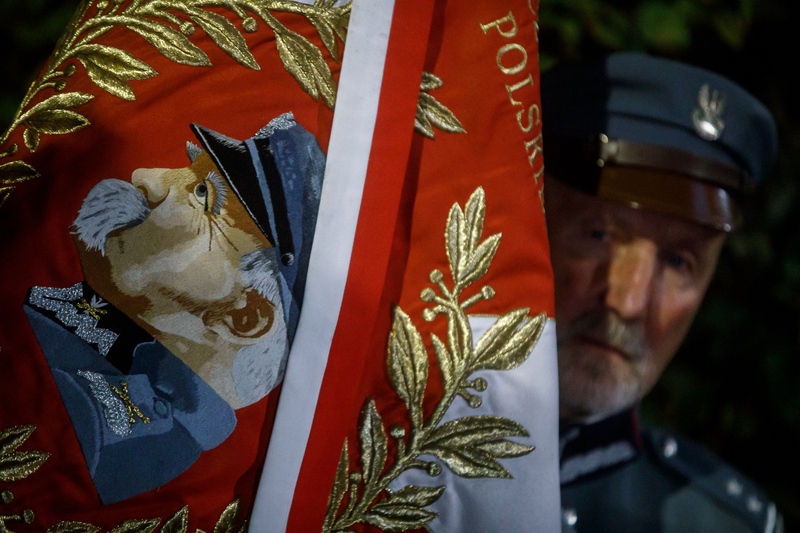 The ceremony of unveiling the Marshal Piłsudski bust in Brussels, 6 November 2018. Photos: Sławek Kasper (IPN)