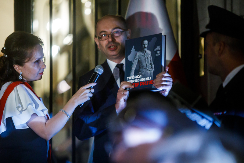 The ceremony of unveiling the Marshal Piłsudski bust in Brussels, 6 November 2018. Photos: Sławek Kasper (IPN)