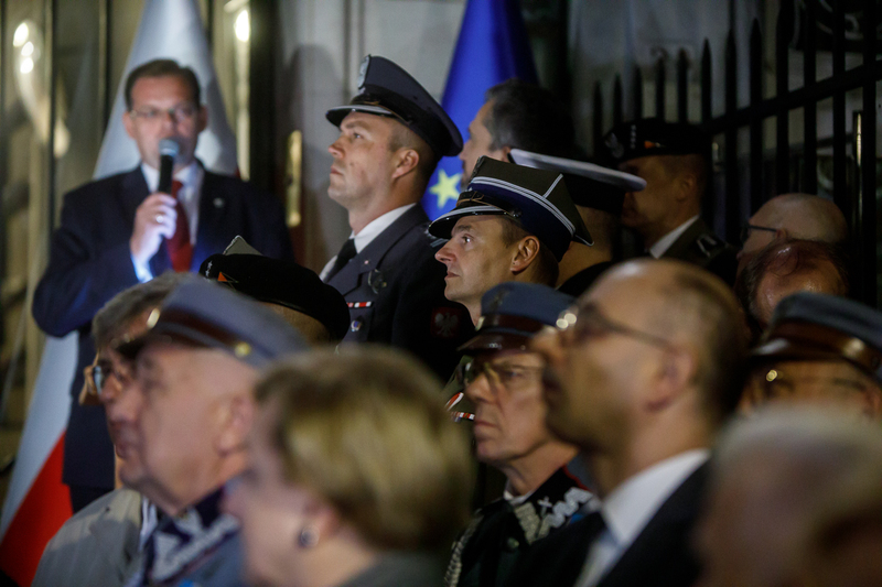 The ceremony of unveiling the Marshal Piłsudski bust in Brussels, 6 November 2018. Photos: Sławek Kasper (IPN)