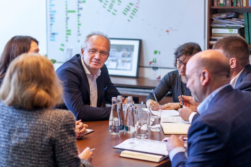 Directors of an American government agency visit Professor Krzysztof Szwagrzyk, Deputy President of the Institute of National Remembrance - 6 November 2018