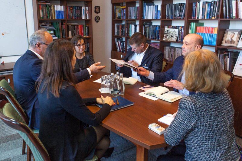 Directors of an American government agency visit Professor Krzysztof Szwagrzyk, Deputy President of the Institute of National Remembrance - 6 November 2018