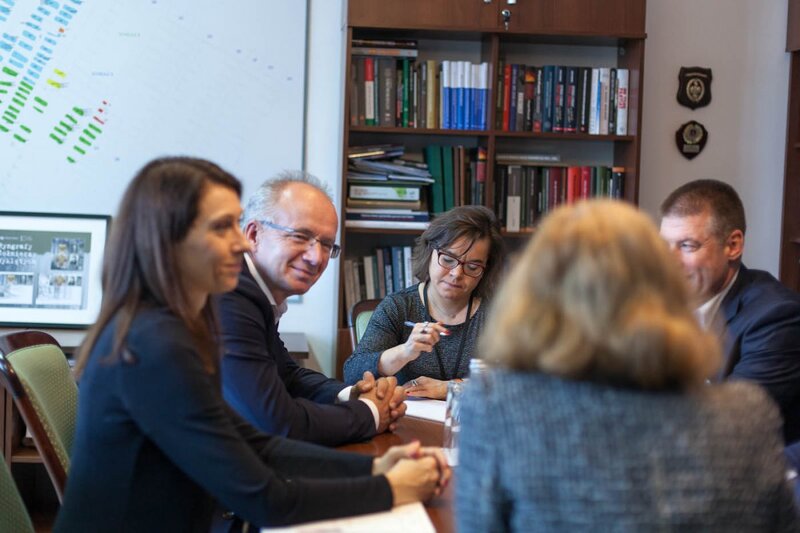 Directors of an American government agency visit Professor Krzysztof Szwagrzyk, Deputy President of the Institute of National Remembrance - 6 November 2018