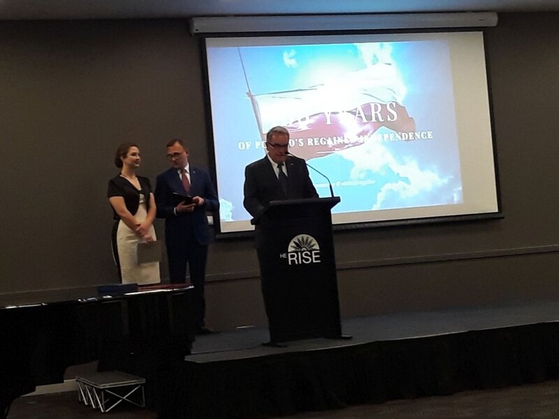 Speech by Jan Baster, the Deputy President of IPN. Gala on the occasion of the 100th anniversary of regaining independence by Poland - Perth, 8 November 2018