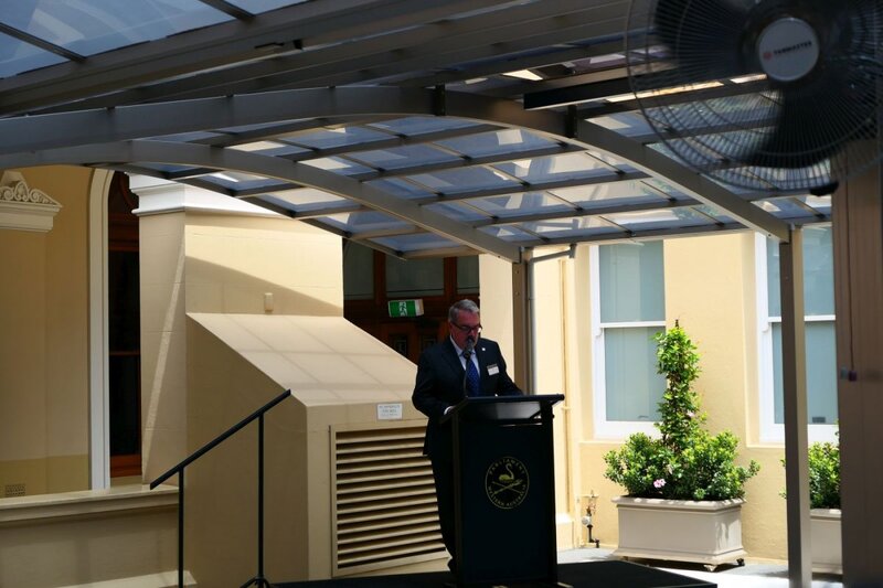 Jan Baster, the Deputy President of the IPN. The opening of the “Time for Heroes” exhibition in the Western Australian Parliament in Perth - 9 November 2018
