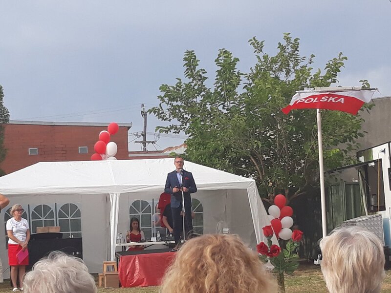 Dr Rafał Leśkiewicz during the ceremony in the General Władysław Sikorki Club in Perth - 10 November 2018