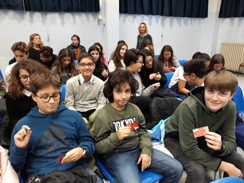 The students received IPN’s occasional badges prepared for the 100th anniversary of Poland regaining its independence.