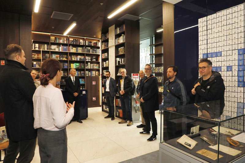 Visit of Mindelunden Representatives to the Central History Point in Warsaw, 23 September 2026; photo: Piotr Życieński (IPN) Visit of Mindelunden Representatives to the Central History Point in Warsaw, 23 September 2026; photo: Piotr Życieński (IPN)
