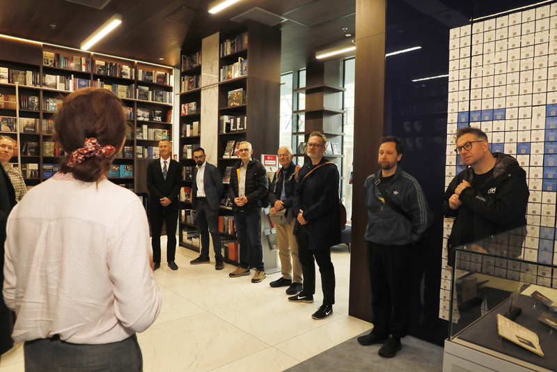 Visit of Mindelunden Representatives to the Central History Point in Warsaw, 23 September 2026; photo: Piotr Życieński (IPN) Visit of Mindelunden Representatives to the Central History Point in Warsaw, 23 September 2026; photo: Piotr Życieński (IPN)